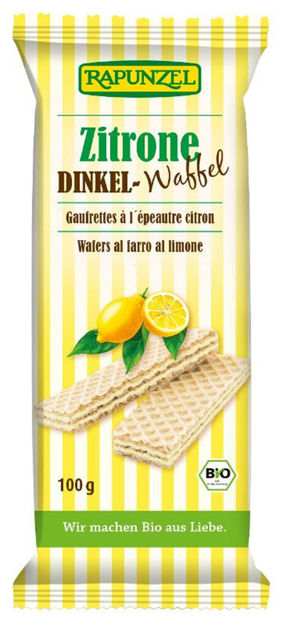 Produktfoto zu Dinkel-Waffeln Zitrone