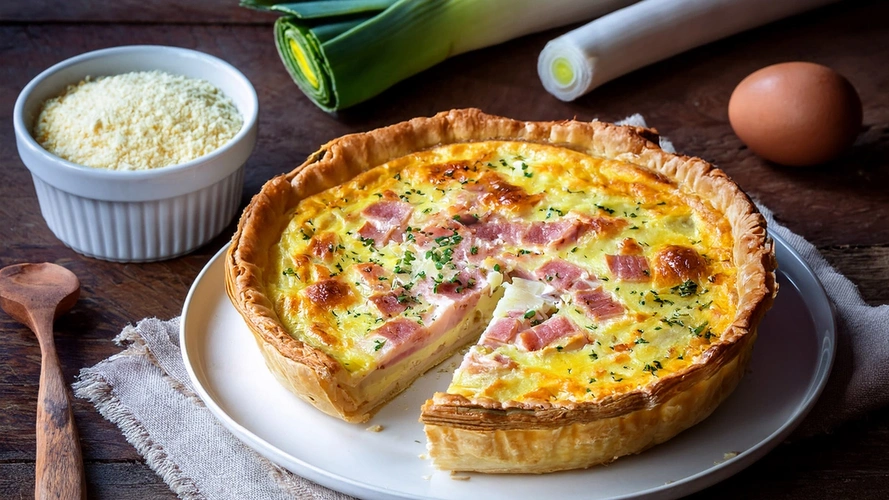 Rezeptbild für Lauch-Quiche 