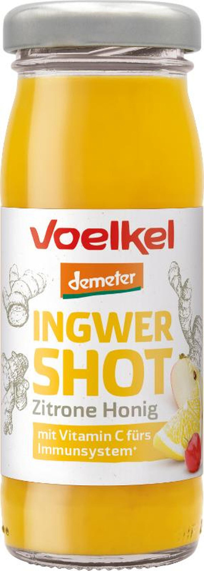 Produktfoto zu Shot Ingwer Zitrone - Honig