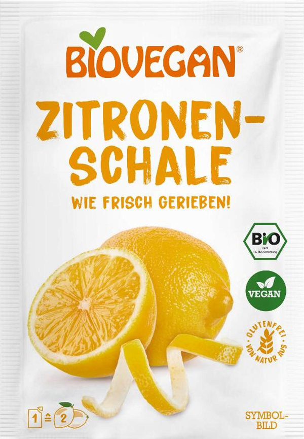 Produktfoto zu Zitronenschalen gerieben