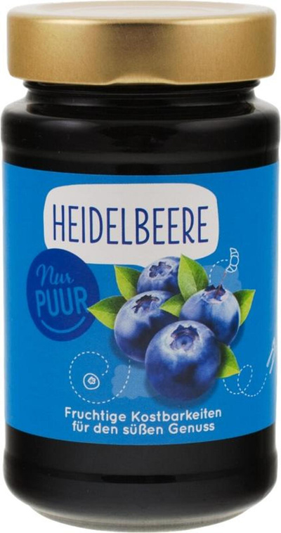 Produktfoto zu Heidelbeere Fruchtaufstrich