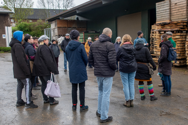 Besuch auf dem Biohof