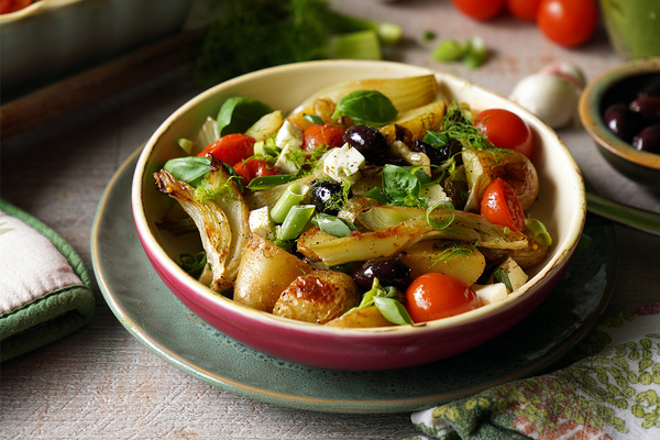 Schüssel mit Kartoffelsalat