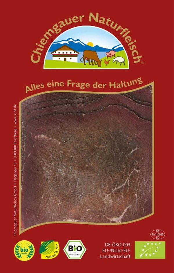 Produktfoto zu Edelrinderschinken Bündner Art