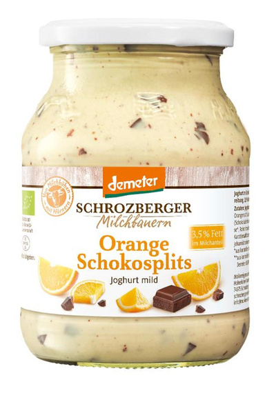 Produktfoto zu Joghurt Orange Schokosplits 3,
