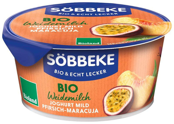 Produktfoto zu Joghurt Pur Bio Pfirsisch-Maracuja 6x150g