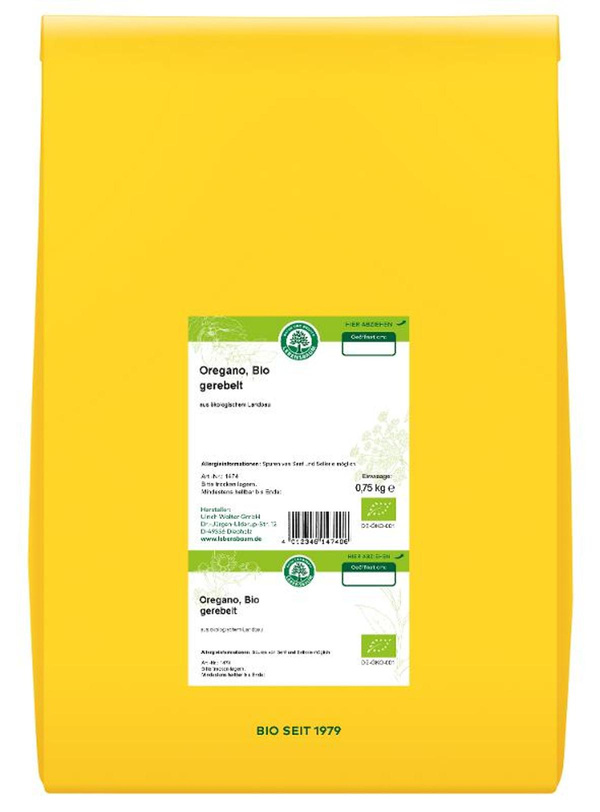 Produktfoto zu Oregano gerebelt getrocknet 750g