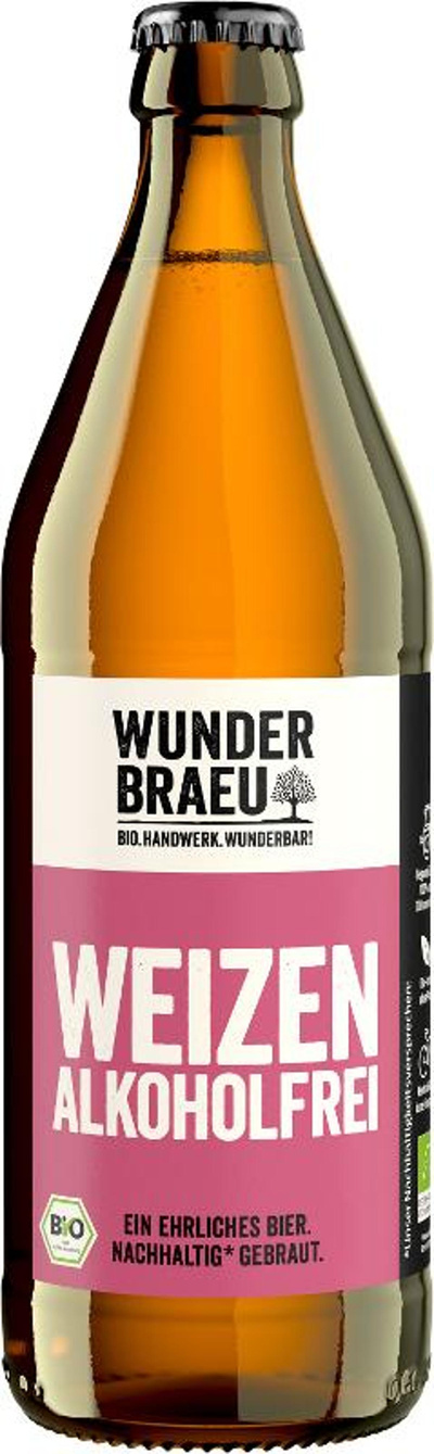 Produktfoto zu Wunderbräu Weizen alkoholfrei
