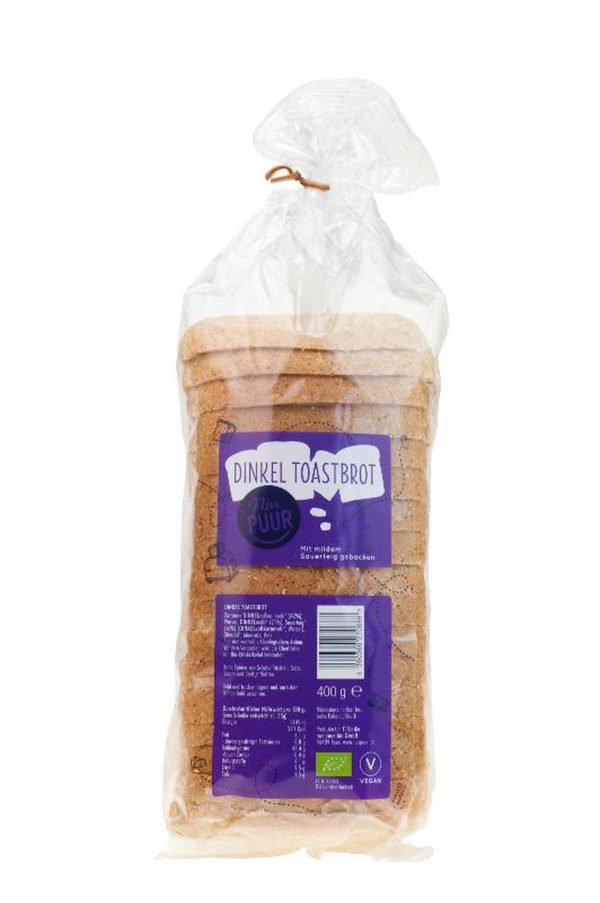 Produktfoto zu Dinkeltoast Nur Puur