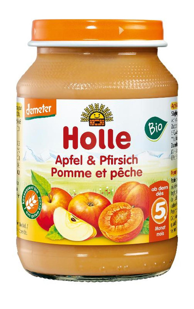 Produktfoto zu Baby Apfel Pfirsich 6x190g