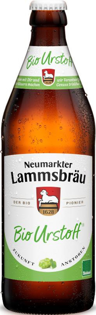 Produktfoto zu Lammsbräu Öko Urstoff, 10x0,5l