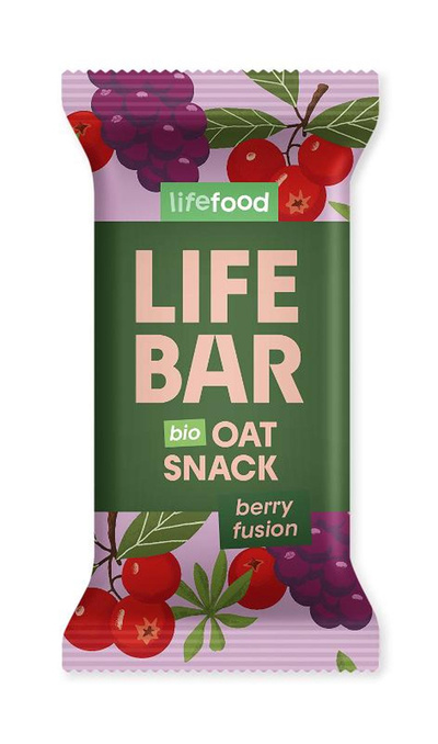 Produktfoto zu Lifebar Oat Snack Berry Fusion