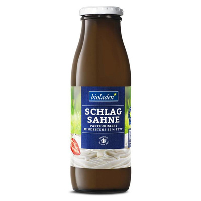 Produktfoto zu Schlagsahne 0,5l Flasche bioladen