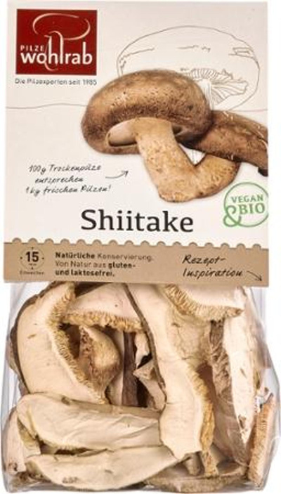Produktfoto zu Shiitake Scheiben getrocknet statt 4,29€