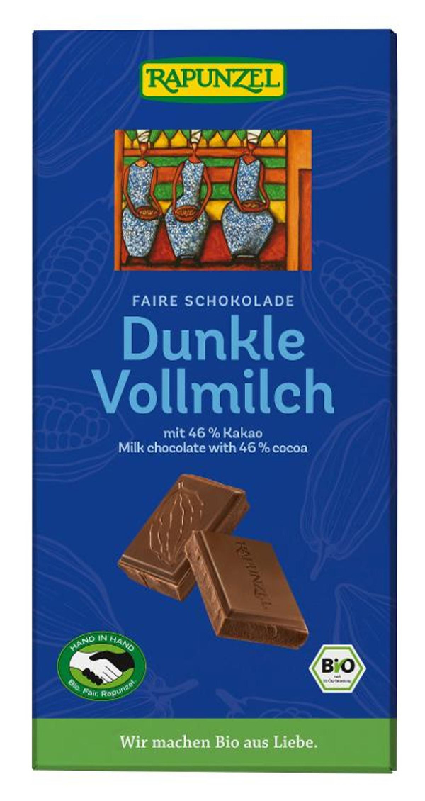 Produktfoto zu Schokolade  Dunkle Vollmilch 46% fair