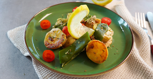 Erdbeer-Schicht-Dessert