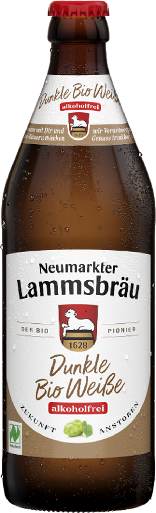 Produktfoto zu Lammsbräu Dunkle Weiße alkoholfrei  10x0,5l