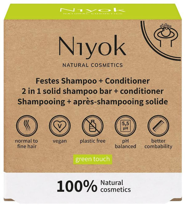 Produktfoto zu 2in1 Festes Shampoo + Conditioner Green Touch