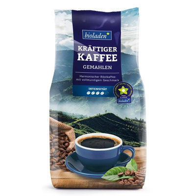 Produktfoto zu Kaffee kräftig gemahlen bioladen 12x500g