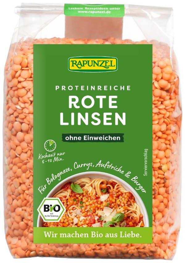 Produktfoto zu Linsen rot Rapunzel