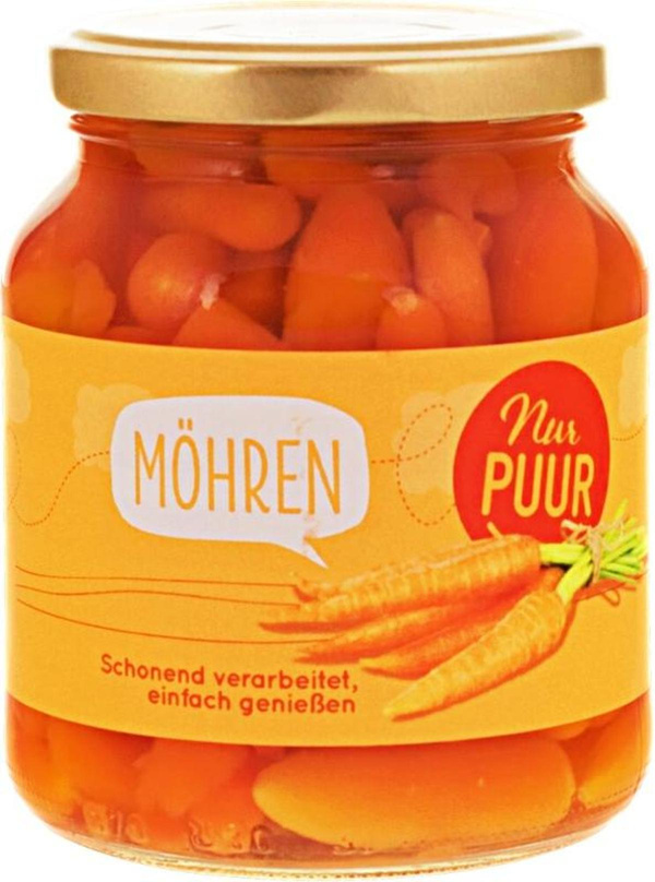 Produktfoto zu Möhren im Glas 6x350g
