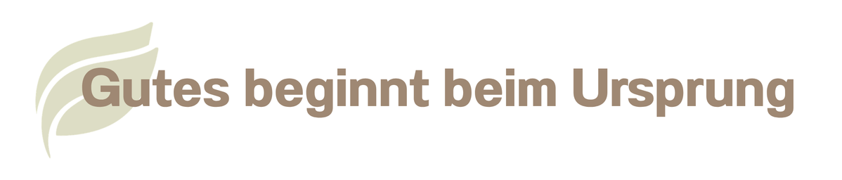 KI generiert: Hauptinhalt: Ökokisten-Logo mit Slogan. Text: "Gutes beginnt beim Ursprung".
