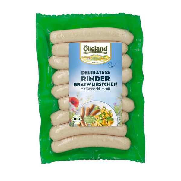 Produktfoto zu Delikatess Rinder-Bratwürstchen 9 Stück
