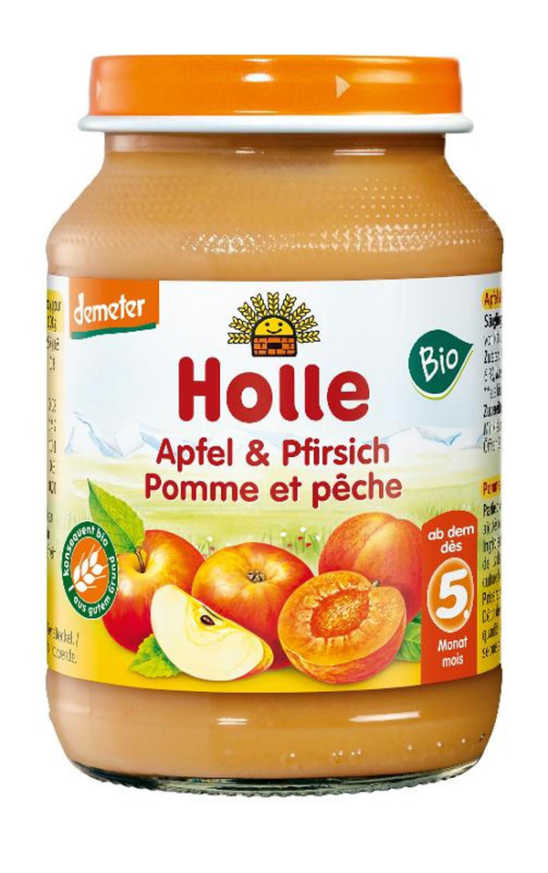 Produktfoto zu Baby Apfel Pfirsich 6x190g