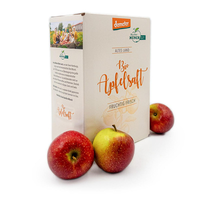 Produktfoto zu Apfelsaft 3 l Bag in Box Obsthof Münch