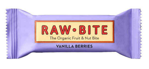 Produktfoto zu Raw Bite Vanilla Berries 12x50