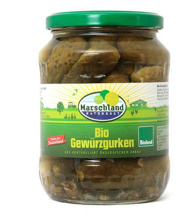 Produktfoto zu Gewürzgurken Marschland