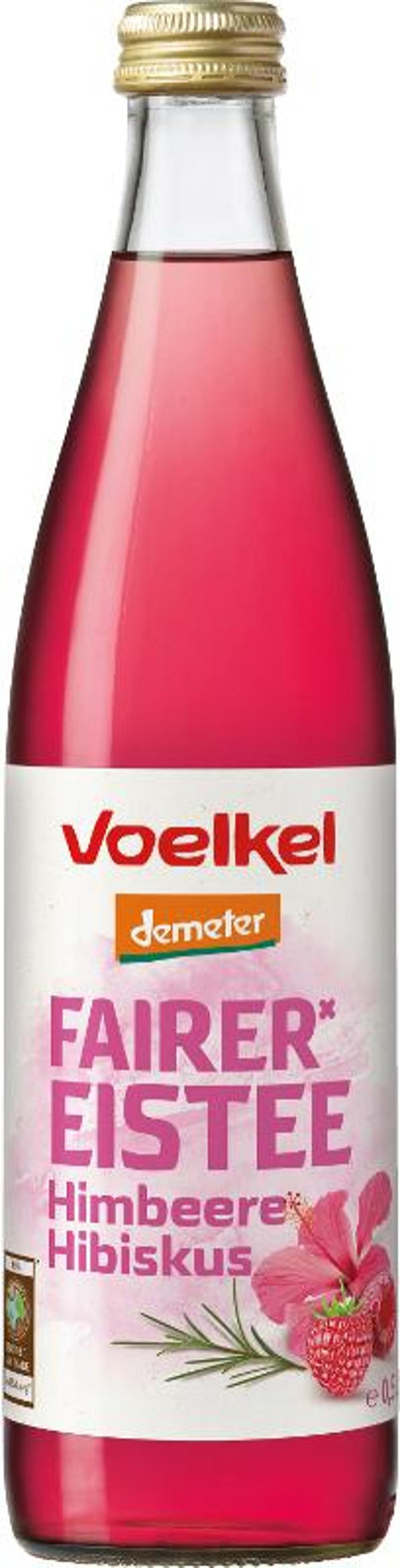 Produktfoto zu Fairer Eistee Himbeere Hibiskus