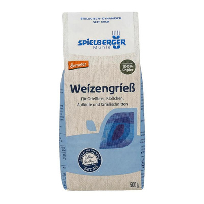 Produktfoto zu Weizengrieß Spielberger 4x500g