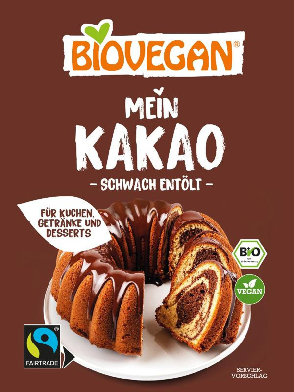 Produktfoto zu Kakao schwach entölt BioVegan