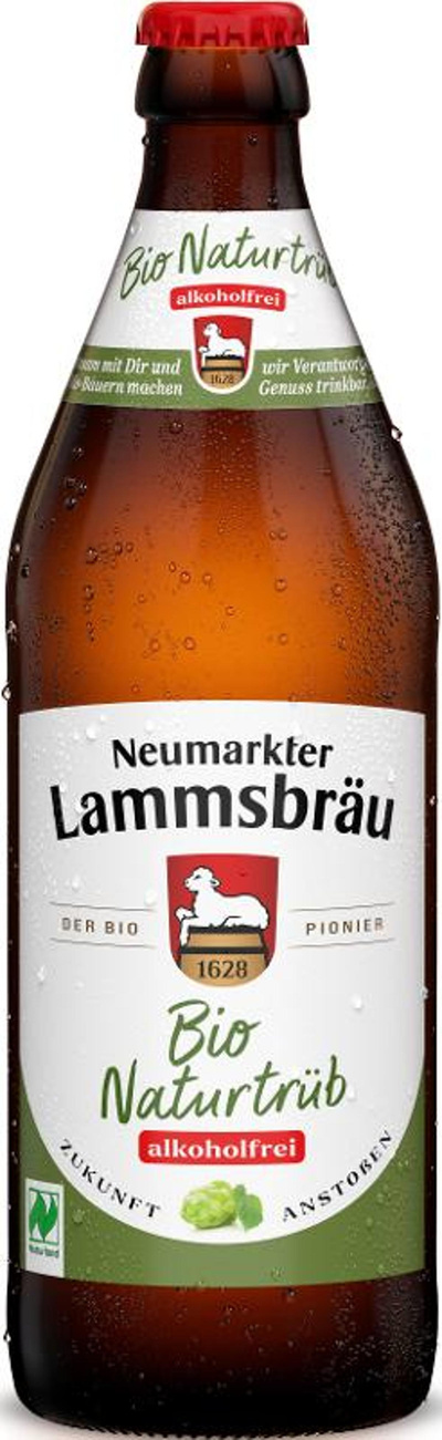 Produktfoto zu Lammsbräu Naturtrüb alkfrei 10x0,5l