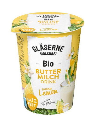 Produktfoto zu Buttermilchdrink Zitrone