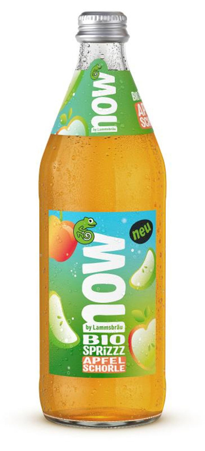 Produktfoto zu now Sprizzz Apfelschorle 10x0,5l
