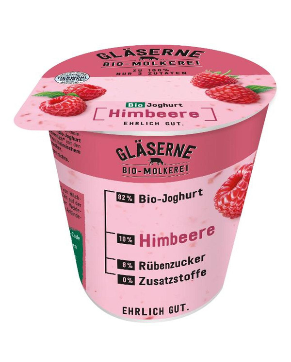 Produktfoto zu Joghurt pur Himbeere, 8x150g