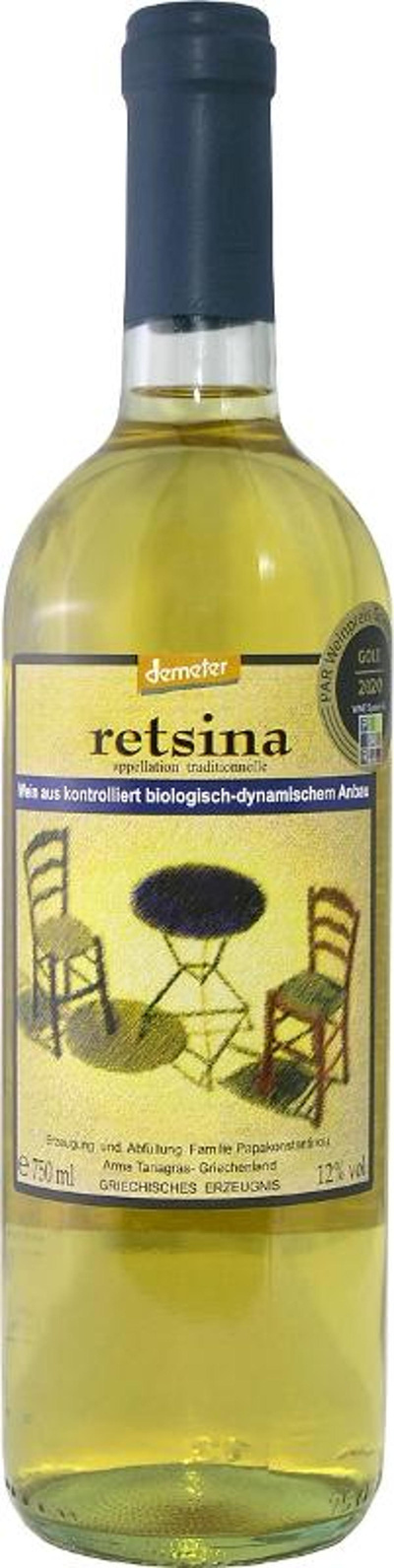 Produktfoto zu Retsina weiß 6x0,75l