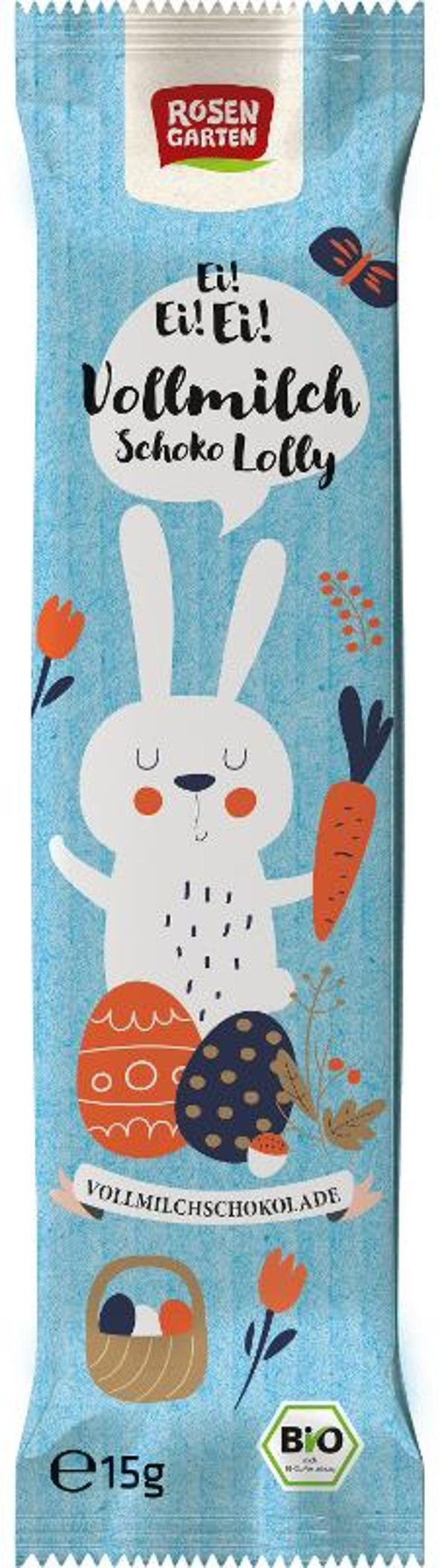 Produktfoto zu Vollmilch Schoko Lolly Hase