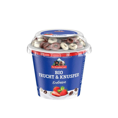 Produktfoto zu Alpenzwerg Erdbeere & Knusper Joghurt