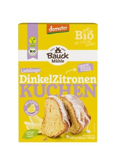 Produktfoto zu Backmischung Dinkel Zitronenkuchen