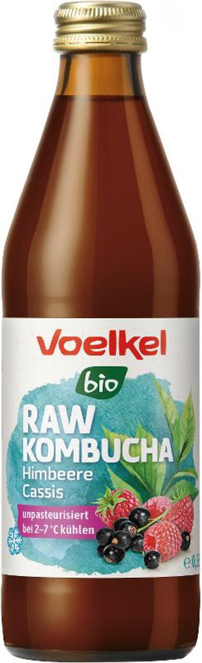 Produktfoto zu RAW Kombucha Himbeere Cassis