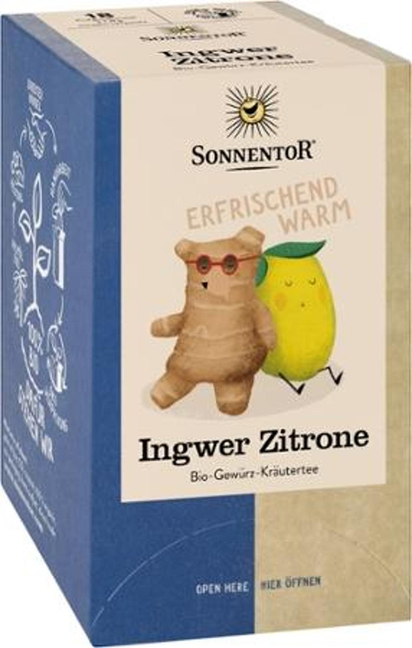 Produktfoto zu Ingwer Zitrone Tee TB