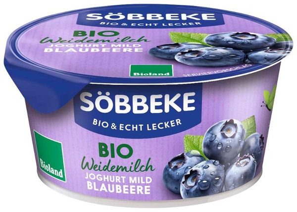 Produktfoto zu Joghurt Pur Bio Blaubeere 6x150g