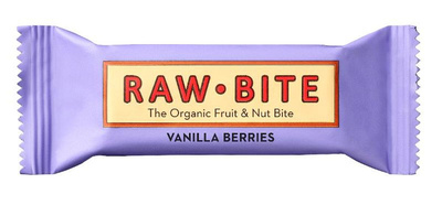 Produktfoto zu Raw Bite Vanilla Berries 12x50