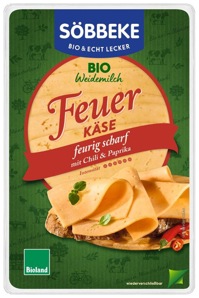 Produktfoto zu Feuerkäse 50%, geschnitten