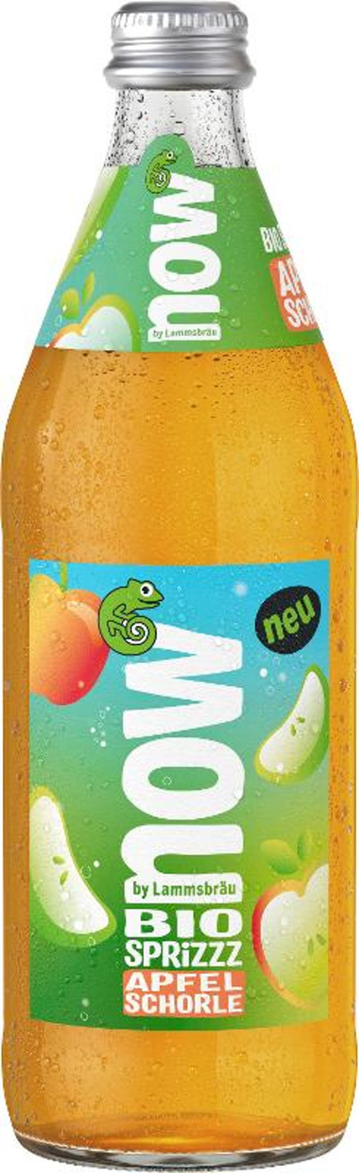 Produktfoto zu now Sprizzz Apfelschorle 10x0,5l