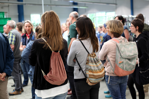 Besucher Packhalle