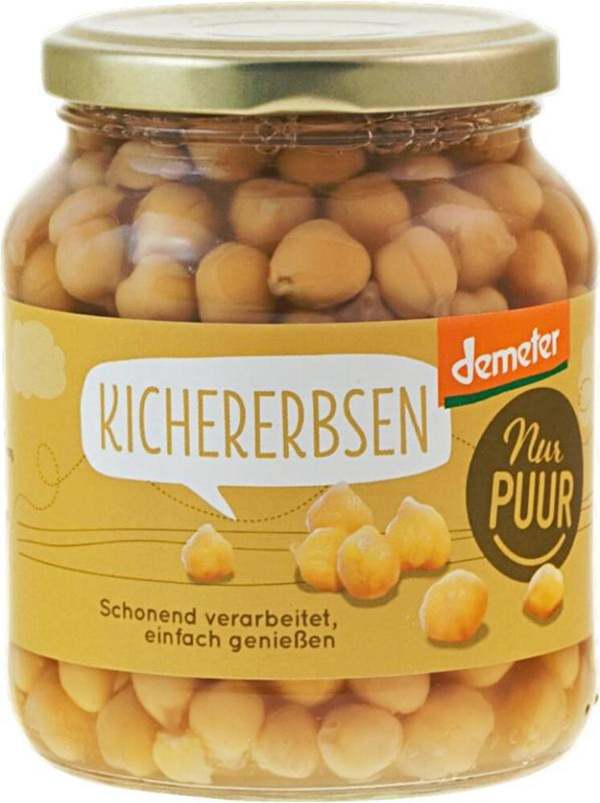 Produktfoto zu Kichererbsen im Glas  demeter